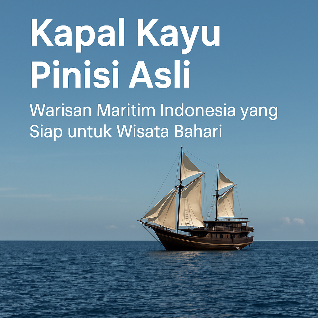 Kapal Kayu Pinisi Asli: Warisan Maritim Indonesia yang Siap untuk Wisata Bahari